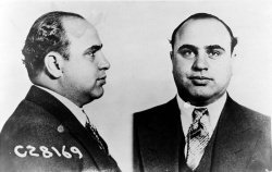 Al Capone bei seiner Verhaftung