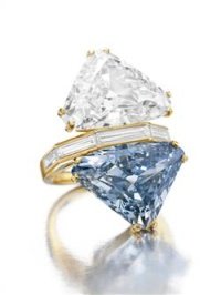 Blauer Fancy Vivid Diamant Bulgari © Christie's
