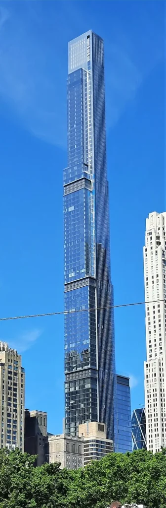 Central Park Tower in Manhattan, einer der höchsten Wohntürme der Welt