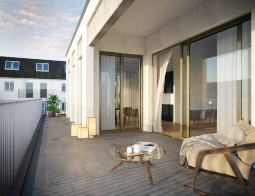 01 Terrace 004b 1 520x400 - The OYSTER - Neuer Wohn-Luxus in Berlins City West