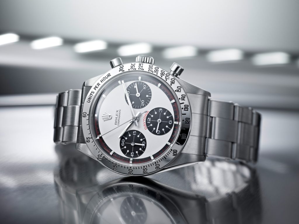 Rolex Cosmograph Daytona mit "Paul-Newman-Ziffernblatt".