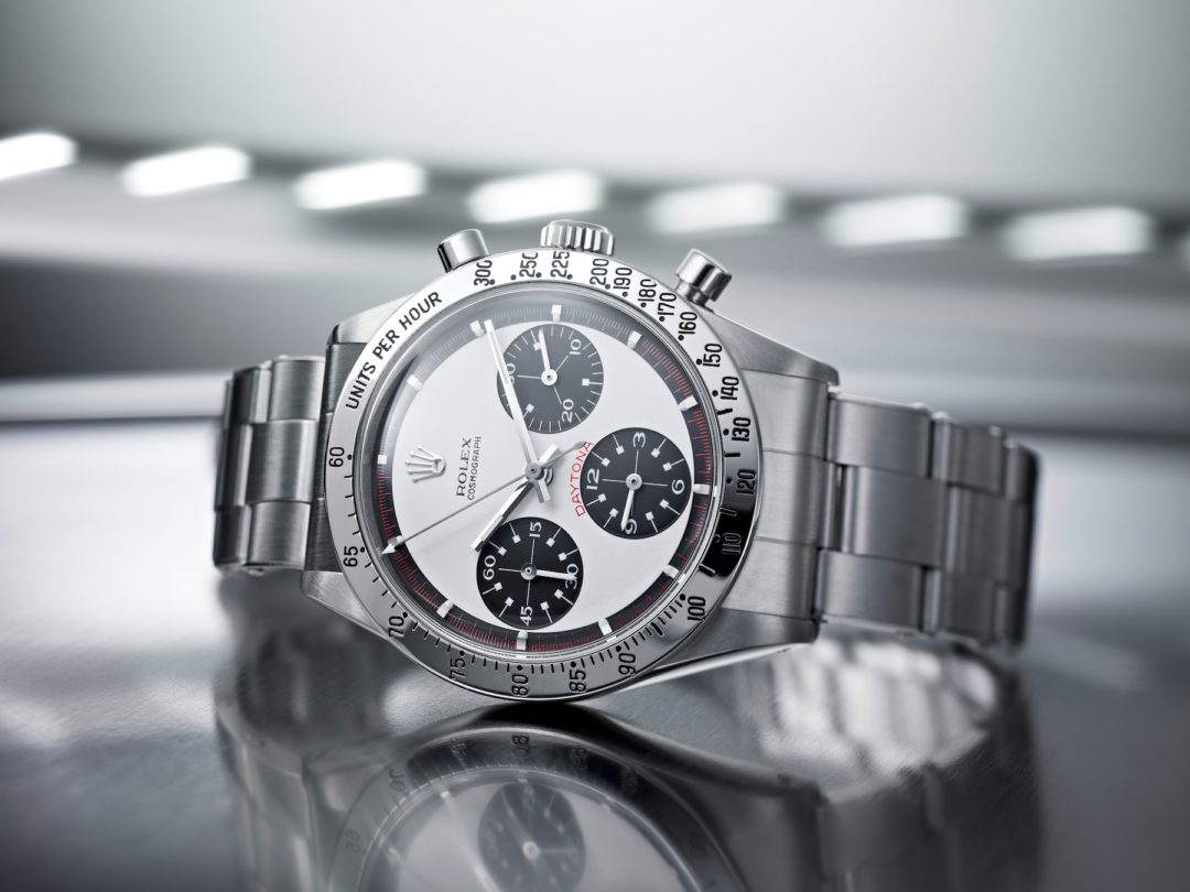 Rolex Cosmograph Daytona mit "Paul-Newman-Ziffernblatt".