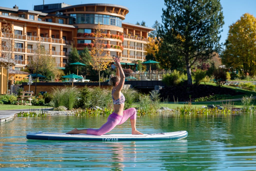 Sonnenalp Resort SUP Yoga