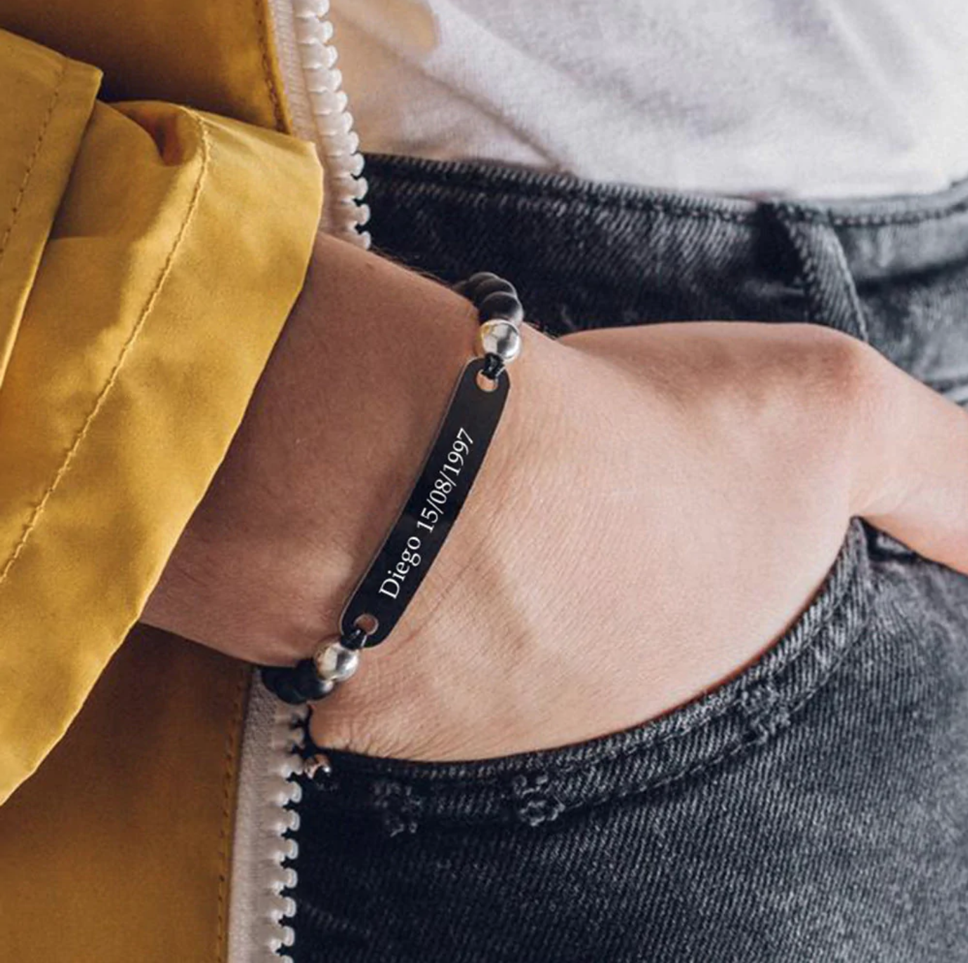 armband mit gravur für paare