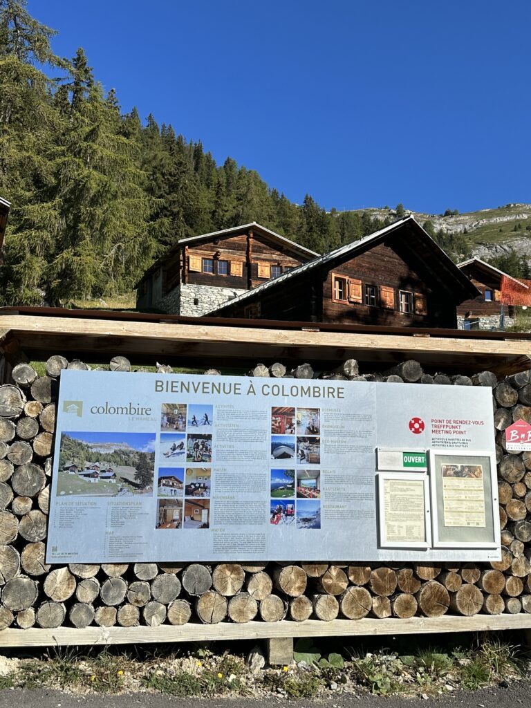 Weiler von Colombire oberhalb von Crans Montana 1