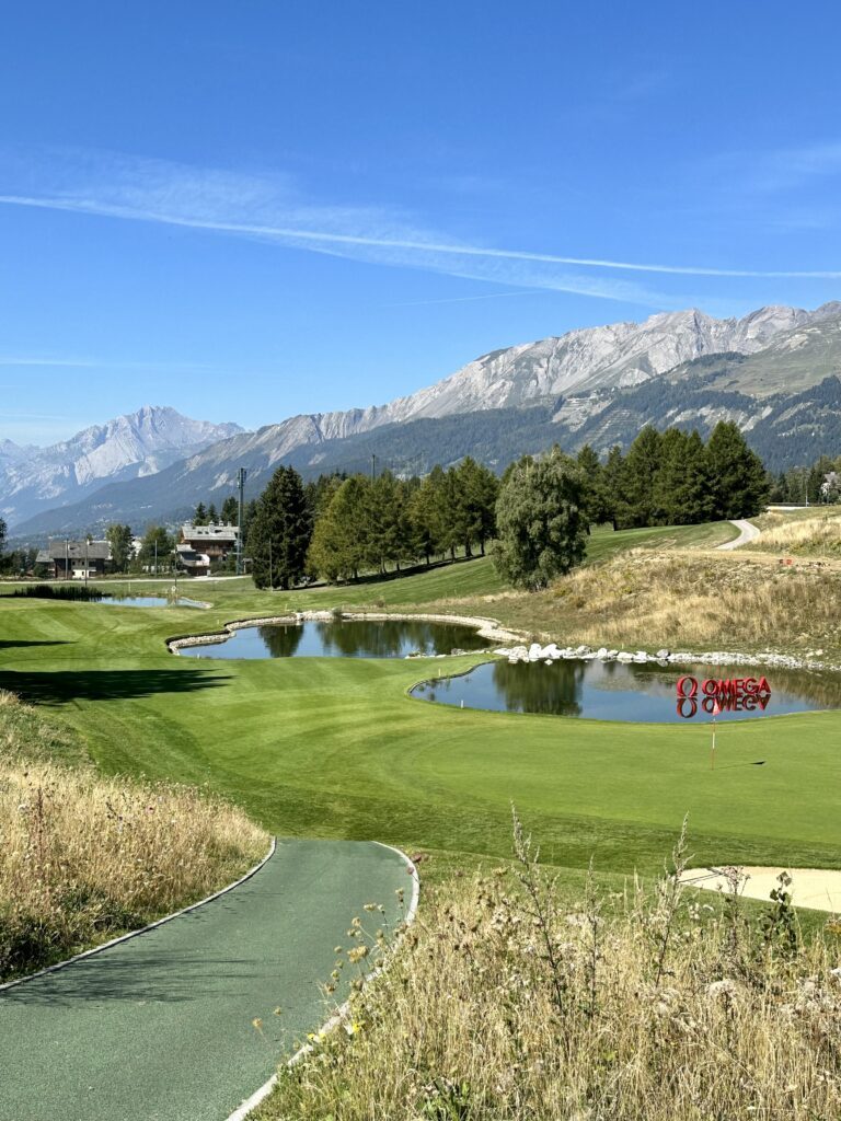 Weltbekannter Crans-sur-Sierre Golf Club in Crans Montana