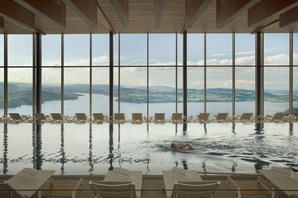 Bürgenstock Resort Lake Lucerne Alpine_Spa_IndoorPool