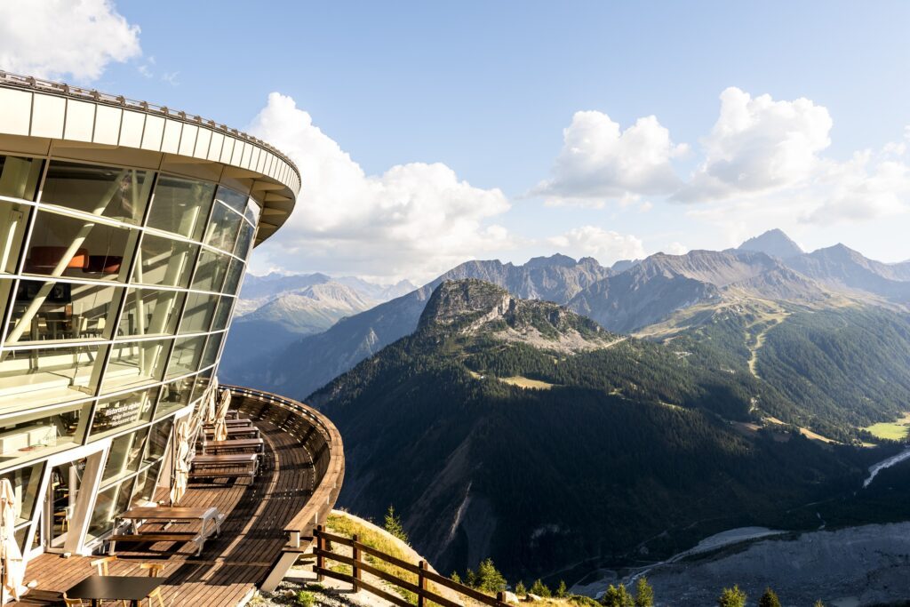 Skyway Monte Bianco Ausblick