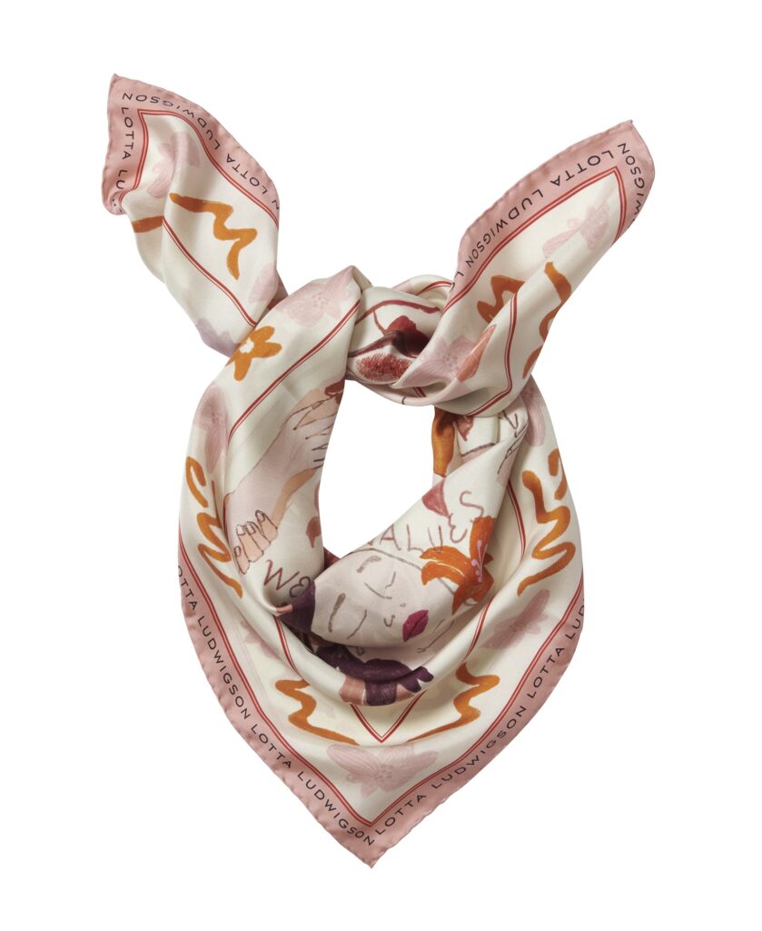 Lotta Ludwigsson Seidenschal