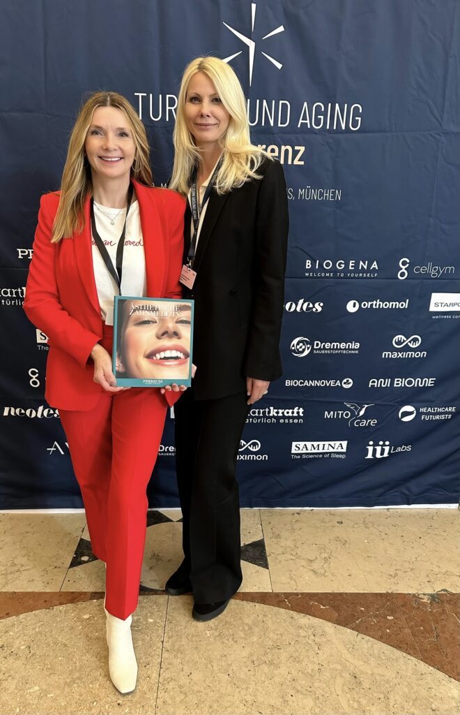 Dr. Klarkowski mit Stephanie Neureuter von Premiumpraxen und Premiumquarterly