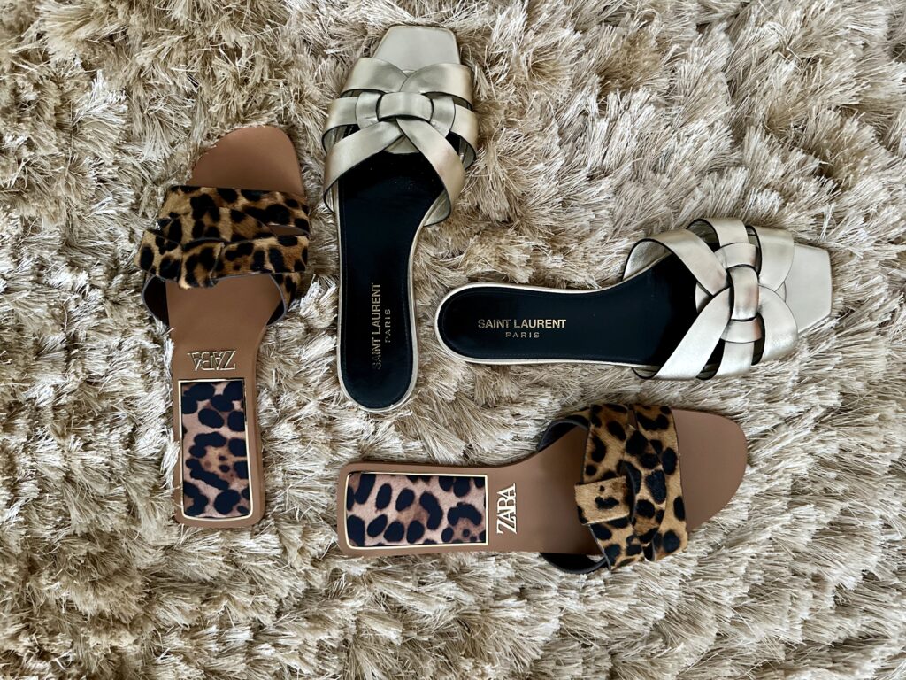 Zara versus Luxus Pantolette