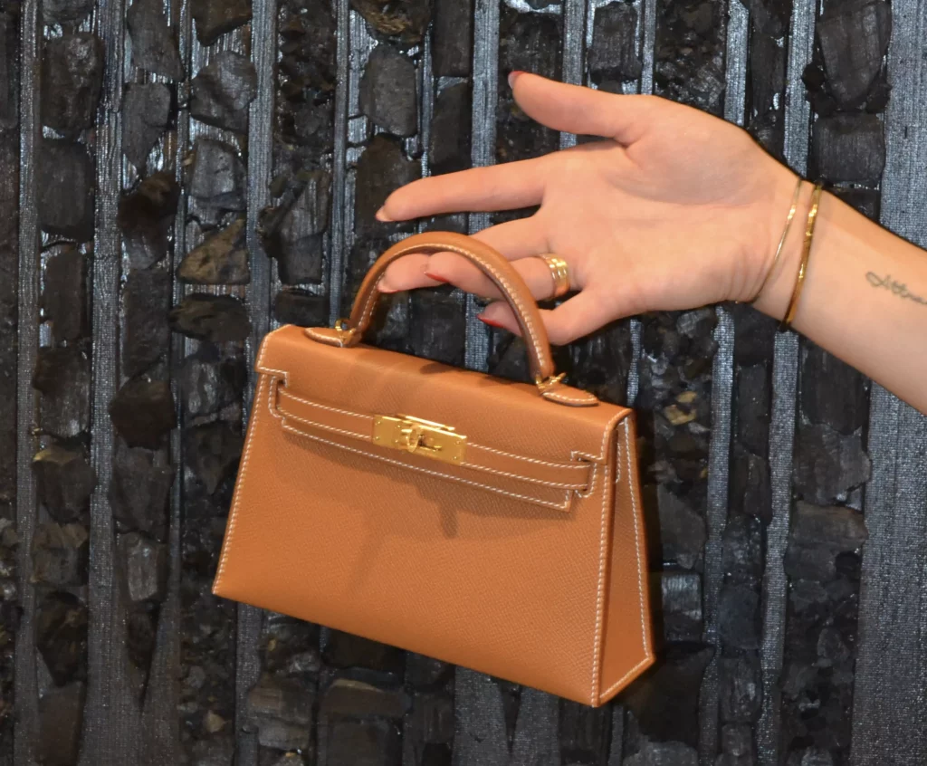 LOREMO Luxury Fine Art Hermès Kelly Mini Epsom Gold