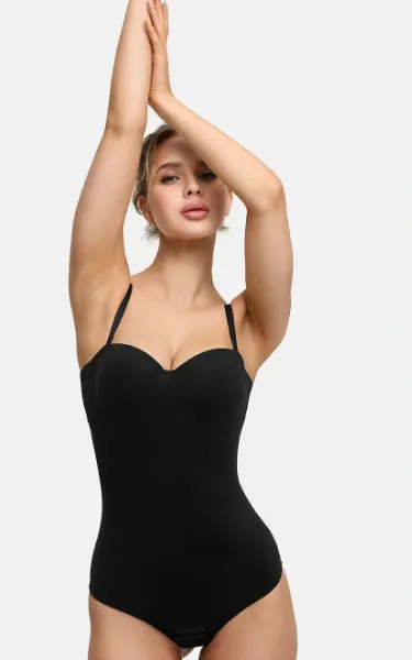 Push-Up integrierter Bodysuit mit String