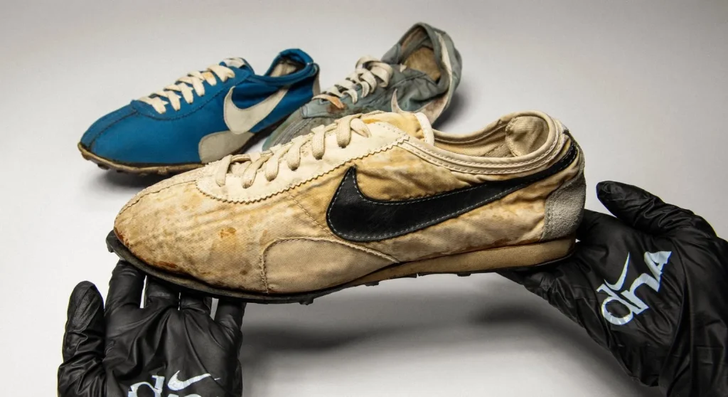 Nike Moon Shoe Original von 1972 als einer der seltensten und teuersten Sneaker der Welt
