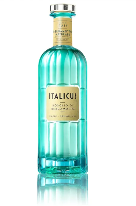 Flasche Italicus Rosolio di Bergamotto, italienischer Likör mit Bergamotte für Italicus Spritz und andere Aperitifs.