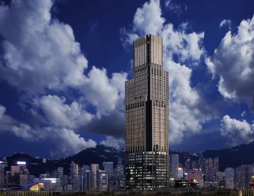 Rosewood Hong Kong vor der Skyline von Hongkong, bestes Hotel der Welt 2026