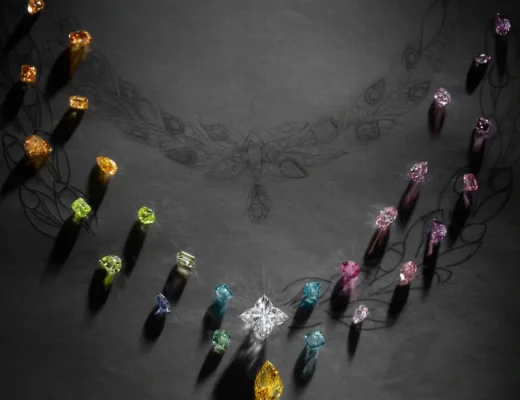 eltene farbige Diamanten für das Victory-Collier der Louis Vuitton Mythica Kollektion 2026